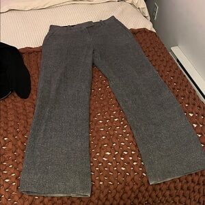 Gray CIRCOLO Wide-Leg straight Trousers IT 40